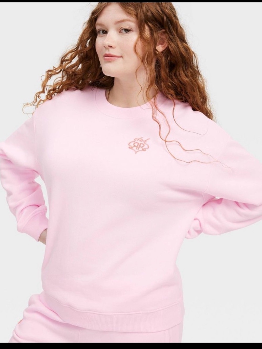 Roller Rabbit Pink Crewneck Sweatshirt